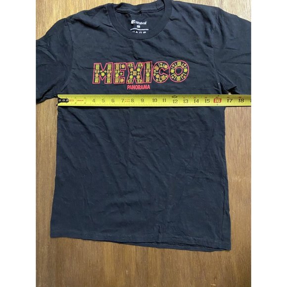 Carnival Cruise Lines Mexico Panarama Black Graphic Crew Neck Tee Youth Large - Picture 5 of 6